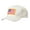 White, variant on Unisex Adjustable Snap Closure USA Flag Embroidered Cap Hat