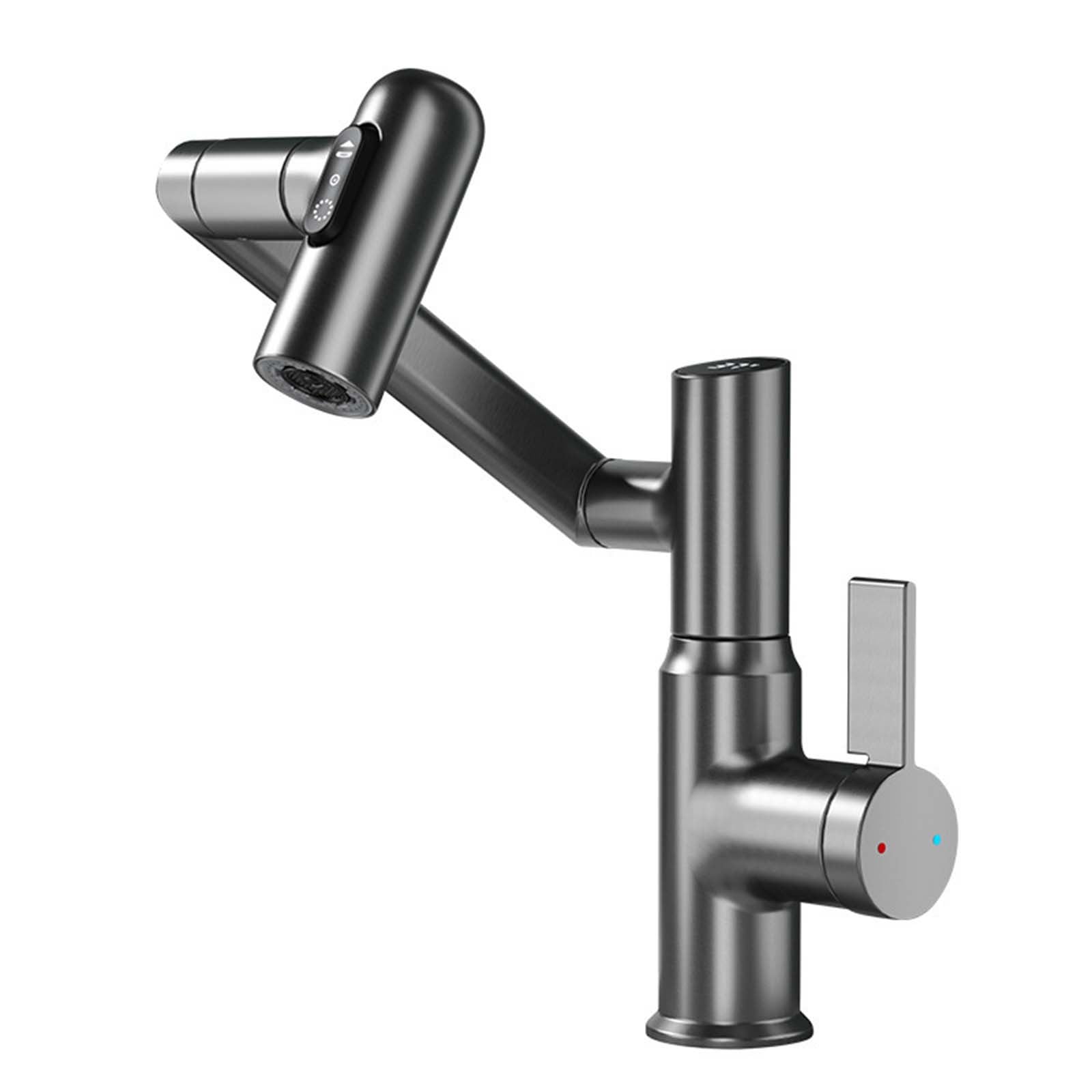 Vadktai Smart Temperature Bathroom Faucet, Temperature Display, 3 Water Outlet Modes, Single Handle Bathroom Faucet, Bathroom Sink Faucet, Kitchen Faucet taps