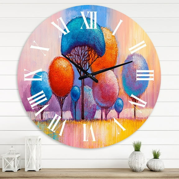 Designart 1 in Modern,Contemporary Wall Clock