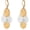 Matte Dangle, variant on Vintage Two Tone Dangle Earrings For Women Gold And Silver Teardrop Hoops Mixed Metal Jewelry Boho Earrings[j9745]