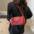 thumbnail image 5 of Bolsos para las axilas de mujer, novedad de 2024, bolsos de hombro versátiles con lazo de cuero retro para mujer, bolsos de diseñador para viajar al trabajo, bolso para mujer, 5 of 5