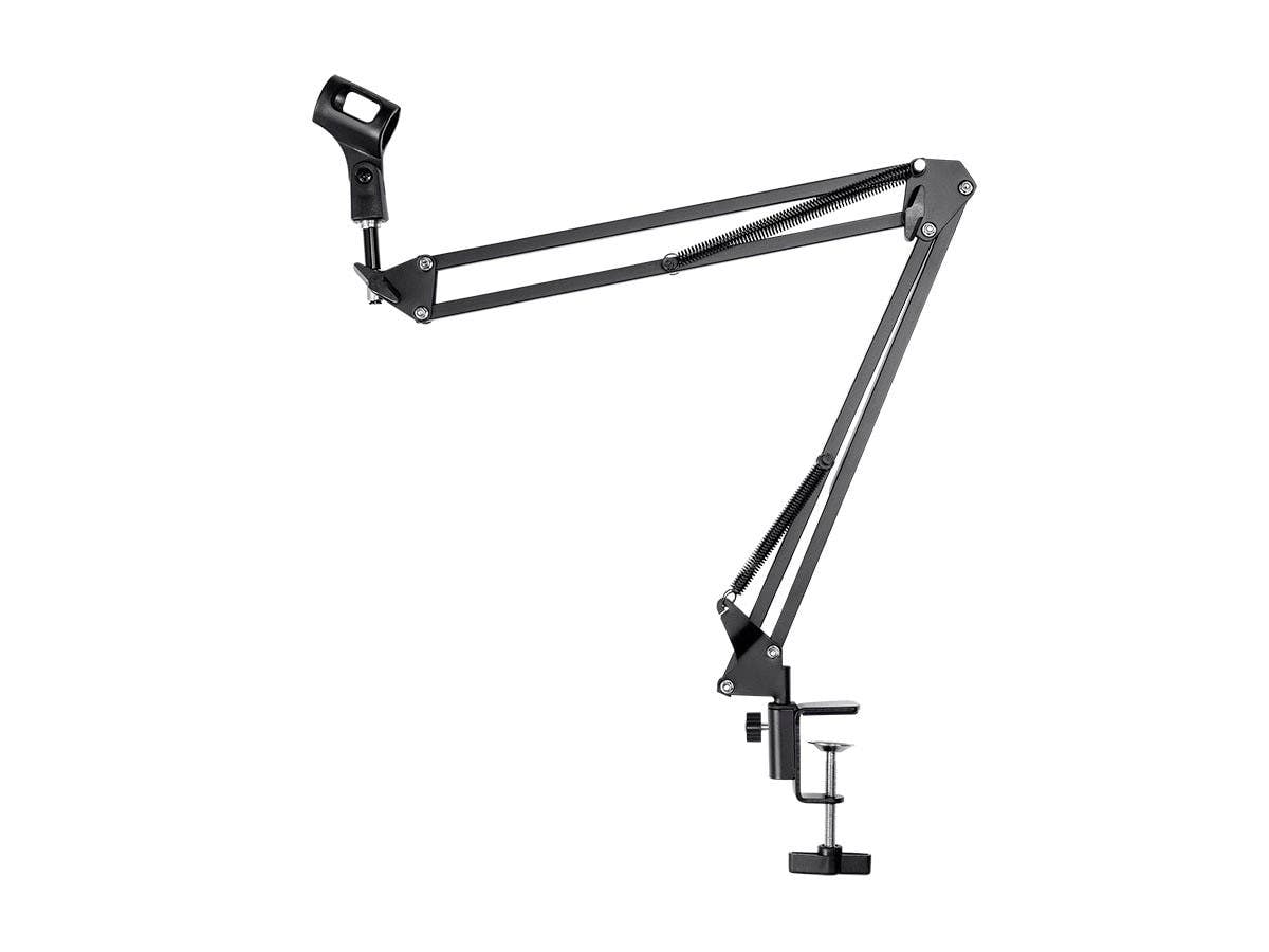 Monoprice Suspension Boom Scissor Broadcast Microphone Stand, Padded ...