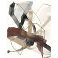 thumbnail image 3 of Goldberger, Jennifer 12x14 Black Modern Framed Museum Art Print Titled - Burgundy Interjection I, 3 of 5