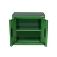 thumbnail image 2 of Hyper Tough Mini Tool Cabinet, 11.6-inch Steel Storage, WC Green, Double Doors, Non-Slip Top Mat, 2 of 3