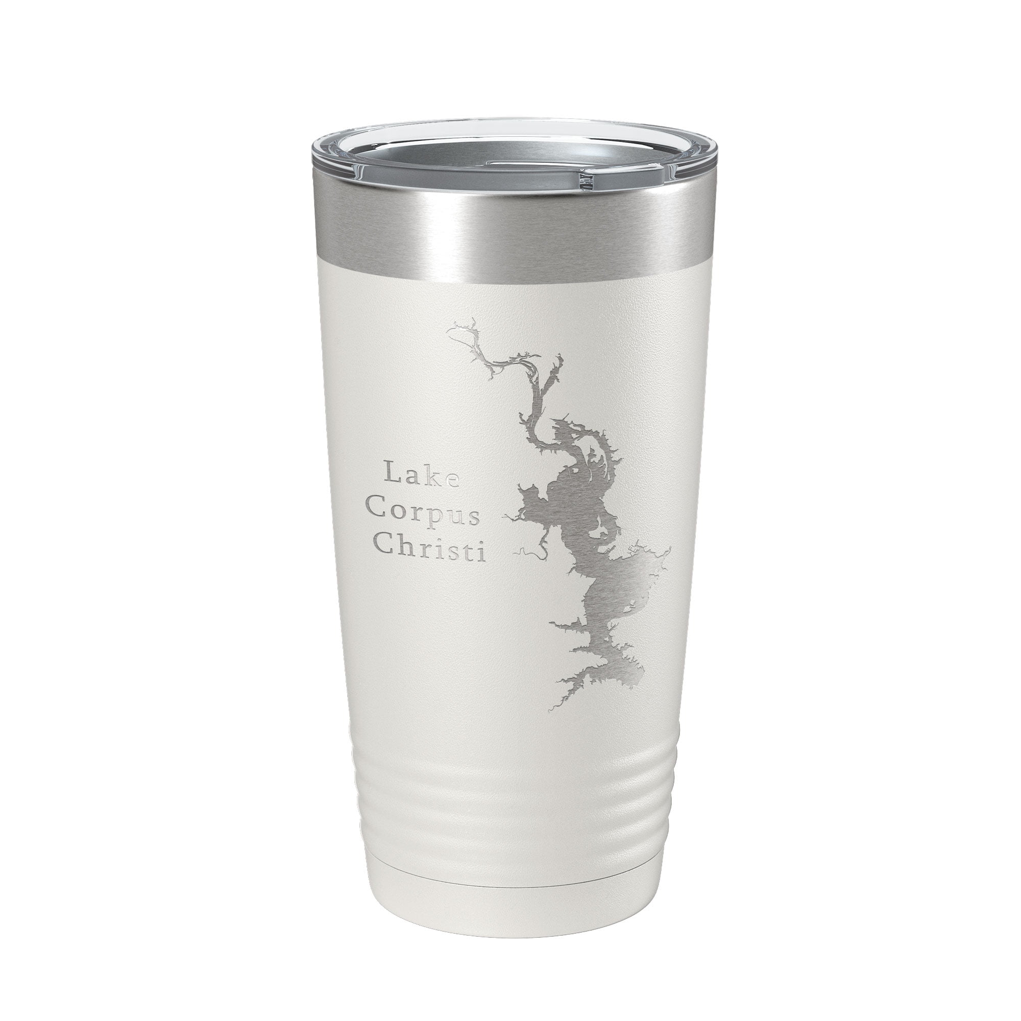 Lake Corpus Christi Map Tumbler Travel Mug Insulated Laser Engraved