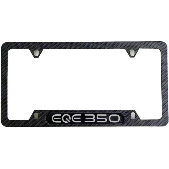 Carbon Fiber License Plate Frame Cover Holder for EQE350 Truck Car Accessories Stainless Steel 1PC, CPK22PW