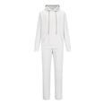 thumbnail image 3 of safuny 2PCS Outs Men's And Women's Sports Tracksuits Long Sleeve Pullover Hoodies Sweatshirt And Sweatpants Fall Winter Suit White M, 3 of 5