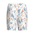 thumbnail image 7 of Daiia Tulips Flowers Mens Woven Stretch Pajama Short,Short Pajama Pants-Medium, 7 of 7