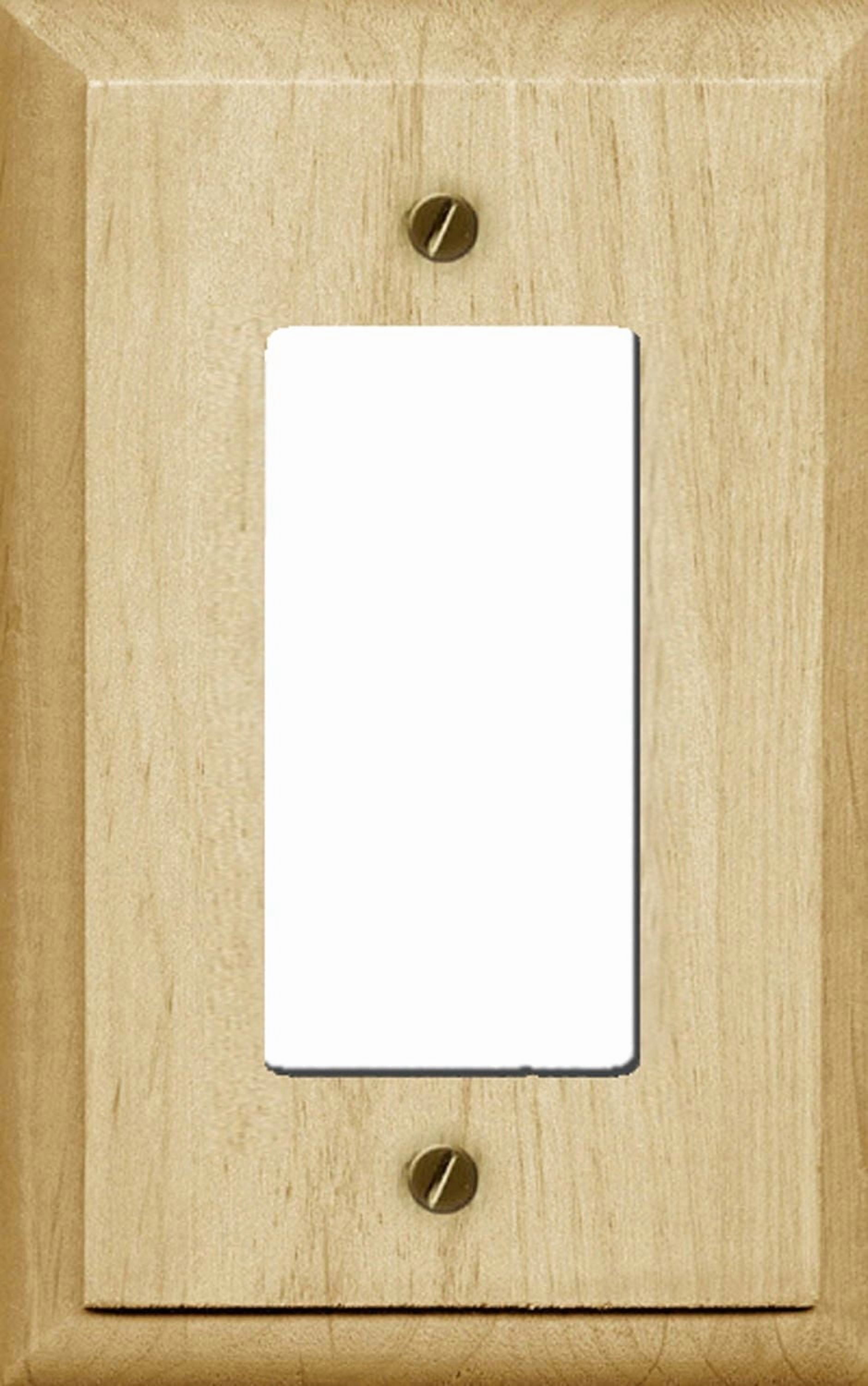 Prise Décora bois non-fini traditionnel d'Atron Electro Industries