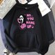 thumbnail image 1 of No You Hang Up First Sweatshirt para mujer, de la muerte de la cara Sudadera con capucha, Tops de Primavera/otoño, Sudadera con capucha de Halloween, Sudaderas Harajuku, 1 of 4