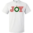 thumbnail image 3 of Inktastic Joy Christmas Ornament with Candy Cane Stripes T-Shirt, 3 of 5
