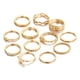 thumbnail image 1 of Sonducket Anillo de aleación de 12 piezas, anillos de compromiso elegantes reutilizables para interiores y exteriores, compras en casa, Ropa, zapatos y accesorios Miscelánea, 1 of 6