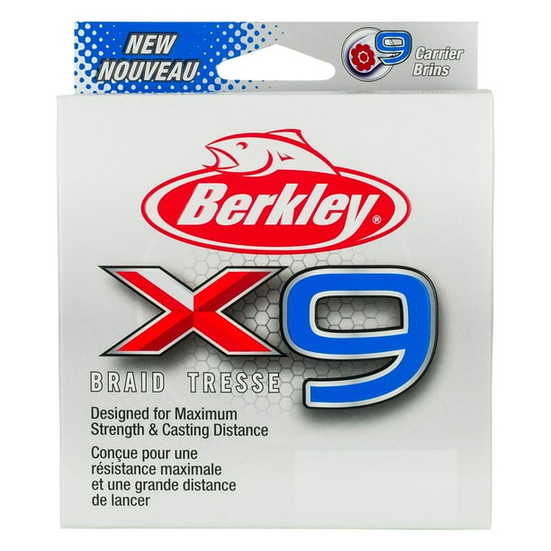 Línea de pesca Berkley x9 Braid Superline 20 lb/9.1 kg 300 m