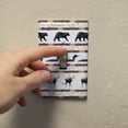thumbnail image 3 of Loon Moose Bear Lodge Log Cabin Plastic Wall Decor Toggle Light Switch Plate Cover, 3 of 3