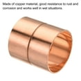 thumbnail image 4 of Uxcell 38mm Straight Copper Pipe Coupling Connecting Adapter Joint for Plumbing, 4 of 5