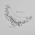 thumbnail image 4 of Crystal Bride Wedding Hair Vine Silver Rhinestone Bridal Hair Accessories Sparkly Jewelry Headpiece for Women and Girls, 4 of 4