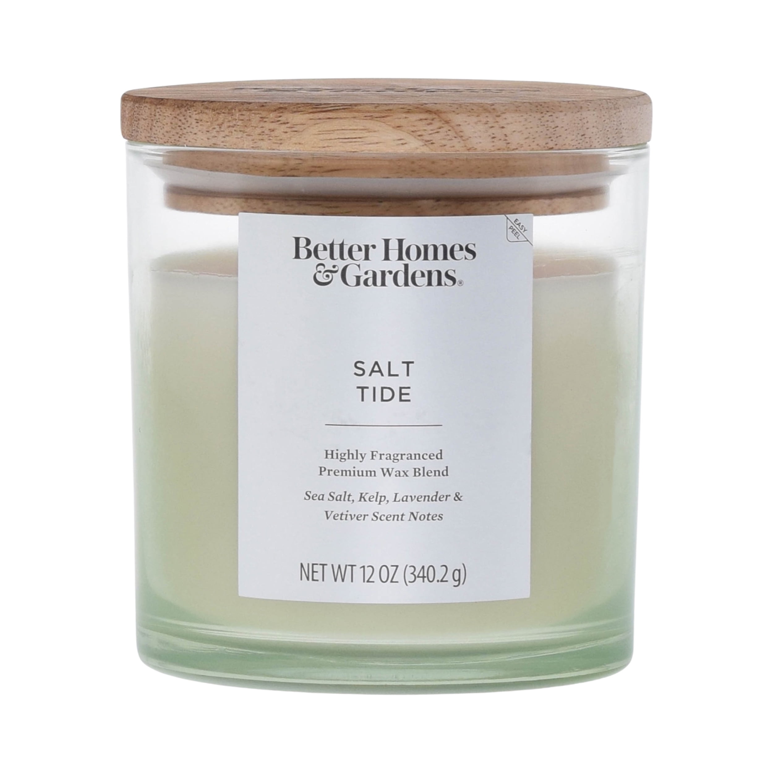 Better Homes & Gardens Salt Tide Scented 2-Wick Ombre Jar Candle 12oz