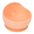 thumbnail image 2 of Cuenco de silicona para niños mayores, portátil, seguro y suave, con ventosa, ideal para el hogar y el restaurante, color rosa polvoriento., 2 of 14
