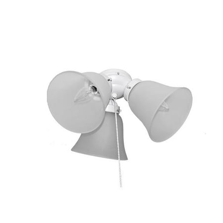 Maxim Fkt207ftmw 6 25 In 3 Light Ceiling Fan Light Kit With