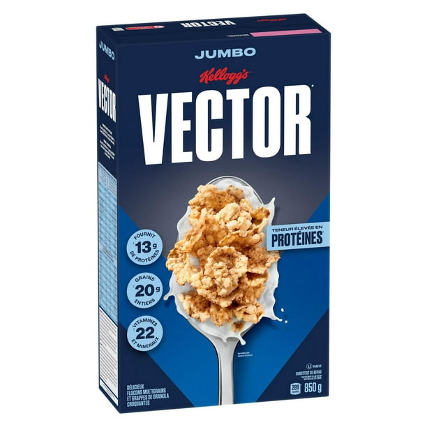 Kellogg's Vector Meal Replacement Jumbo, 850g, Cereal, 850g 