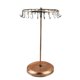 thumbnail image 2 of Estante para presentación de joyería, soporte para collares, giratorio, accesorio multiusos, organizador de joyería colgante, soporte para exhibición 41CM marrón, 2 of 8