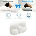 thumbnail image 2 of ER Masajeador corporal Almohada de sueño completo Masajeador de cuello Espuma de memoria para dormir Cojín de masaje de cabeza en forma de huevo Masajeador de cabeza Salud brillar Electrónica, 2 of 5