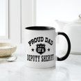thumbnail image 4 of CafePress - Proud Dad Of A Deputy Sheriff Mug - 11 oz Ceramic Mug - Novelty Coffee Tea Cup, 4 of 4