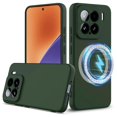 thumbnail image 2 of For Xiaomi 15 Case Compatible with MagSafe Liquid Silicone Phone Cover with Lanyard - Black, 2 of 5