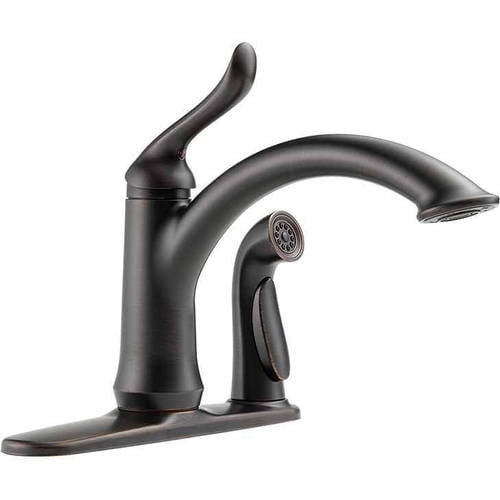 Delta Linden Kitchen Faucet with Diamond Seal Technology and Integral Side Spray, Available in