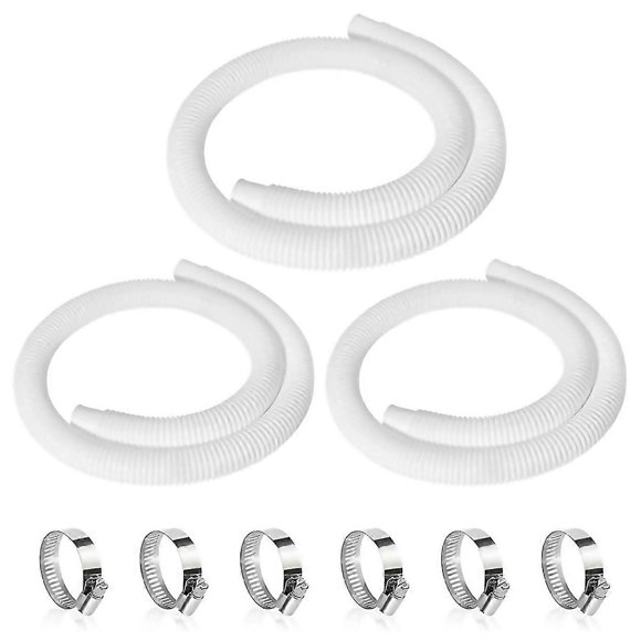 For 3pcs 125in Pool Hose59in Long Accessory Pool Pump Hoses
