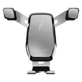 thumbnail image 1 of Support de Téléphone pour Évent de Voiture Gravité Support Universel pour Cellulaire GPS Navigateur (Métal, Argent), 1 of 9