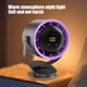 thumbnail image 4 of Ventilador de escritorio de 100 velocidades, ventilador de circulación de alta velocidad, ventilador de escritorio digital recargable para el hogar de 6 pulgadas con función de luz nocturna, 4 of 5