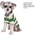 thumbnail image 4 of CSChome Pet Vest Contrast Color Striped Dog T-Shirt Soft Breathable Summer Doggy Clothes, 4 of 7
