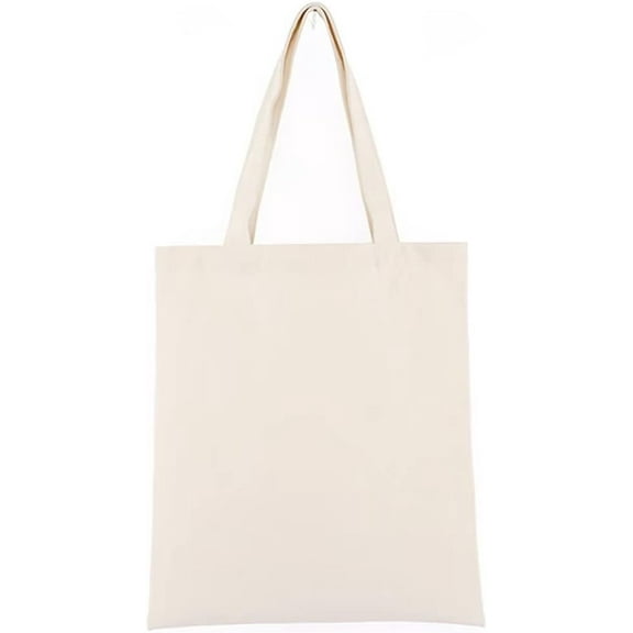 MMYGU Cotton Tote Bag and DIY Shopping Shoulder Bag Lightweight Spacious Grocery Bag Durable Washable Reusable Bags