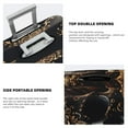 thumbnail image 5 of Daiia Gold Pattern Black Skull Luggage Cover, Thickened Washable Travel Luggage Covers, Elastic Unique Baggage Covers for 18-20 inch Luggage-Medium, 5 of 9