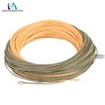 thumbnail image 2 of WF3F-8F Single Handed Spey Fly Fishing Line 90ft With 2 welded loops peach/camo Floating Fly Line Line Only Mainline, 2 of 6