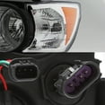 thumbnail image 4 of AKKON - For 2012-16 Chevy Sonic Driver + Passenger Side Halogen Headlights Assembly Black Housing Clear Lens Full Set, 4 of 6