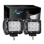 MICTUNING Super Bright 18w Cree LED Work Light Spot Light Bar for Off-road SUV 4X4