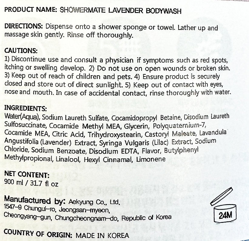 SHOWERMATE Flower Perfume Body Wash 31.7 fl oz, 900 ml (Yellow - Freesia & Jasmine)