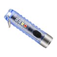 thumbnail image 1 of BlueUsb-c bolsillo llavero linterna impermeable carga rápida advertencia linternas para senderismo Camping fiesta favores, 1 of 5