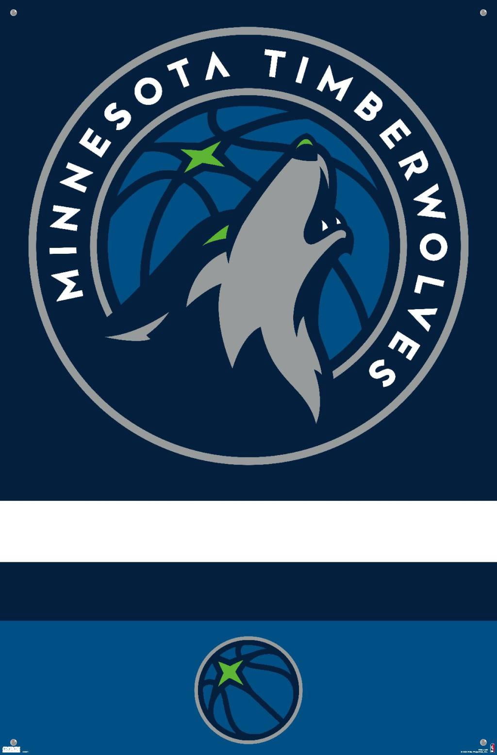NBA Minnesota Timberwolves - Logo 20 Wall Poster with Pushpins, 22.375" x 34"