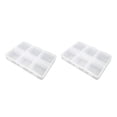 thumbnail image 2 of Pastillero Injueey transparente 6 rejillas contenedor para 2Conjunto, 2 of 6