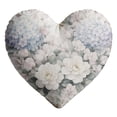 thumbnail image 1 of SLYNSHome Flower Printed Heart Pillows Love Heart Shaped Pillow Faux Rabbit Throw Pillows Home Decoration, 1 of 9