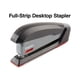 thumbnail image 2 of Escritorio Stapler Staples One-Touch de tira completa, 20 hojas, gris/negro/rojo, 2 of 8