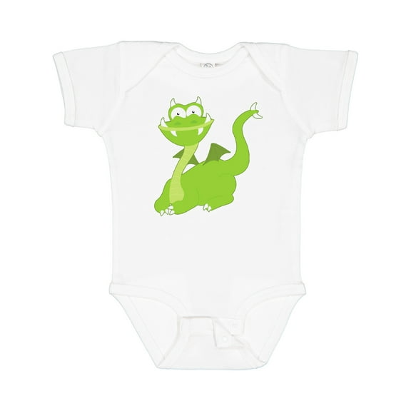 Inktastic Green Dragon Boys or Girls Baby Bodysuit