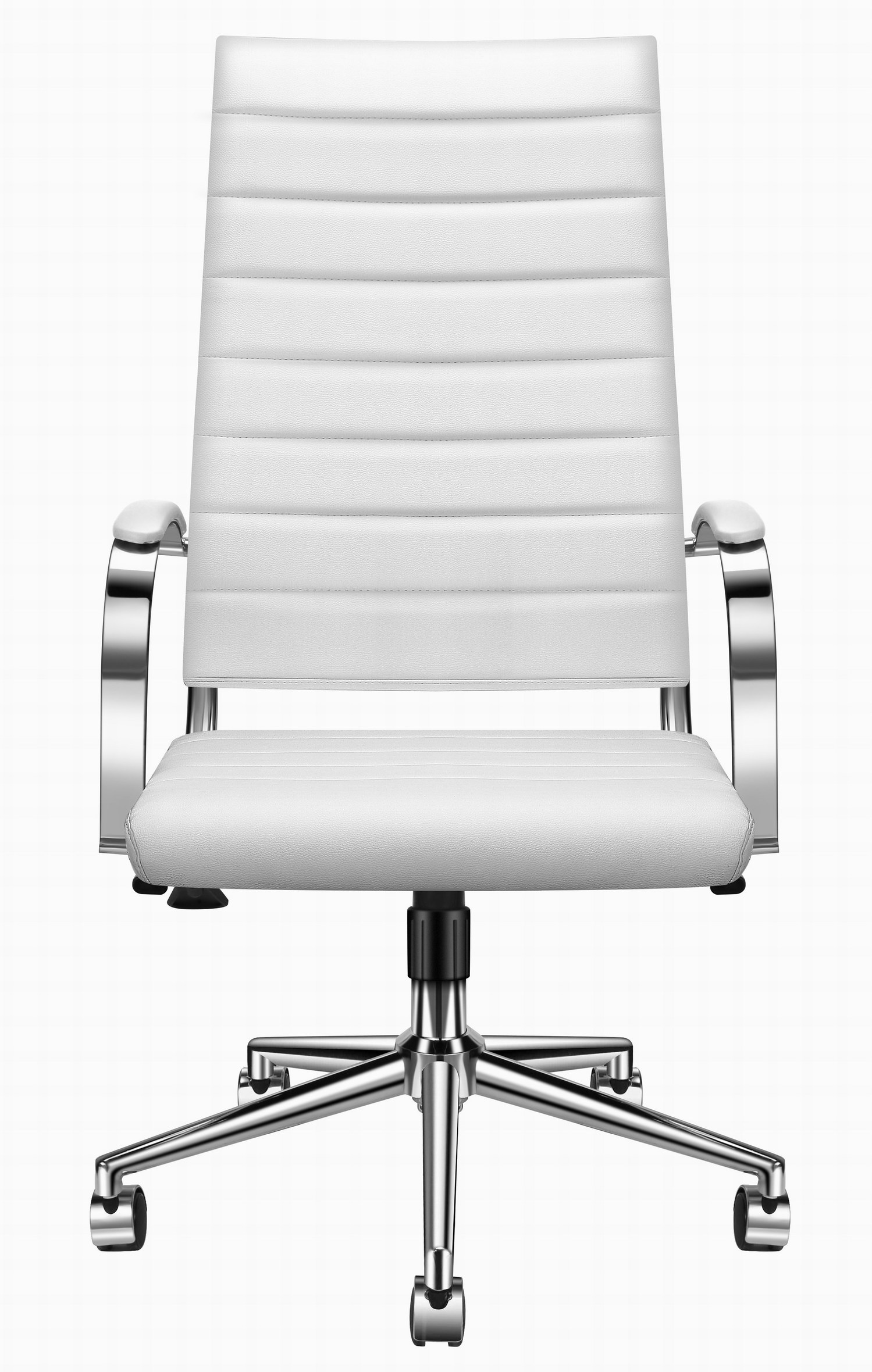 LUXMOD High Back Office Chair with Armrest, Terracotta Adjustable