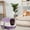 Purple #4, variant on Enclosed Cat Litter Box with Odor Control | Splash-Proof Design | Extra Large Size 50x34x33cm | Includes Non-Slip Mat & Observation Window | Easy Clean Cat Toilet for Indoor Cats