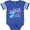 Football Blue and White, variant on Inktastic Remembering my Brother- suicide prevention awareness Boys or Girls Baby Bodysuit