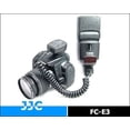 thumbnail image 4 of JJC FC-E3 1.3M TTL Off-Camera Hot Shoe Cord 1.3 meters for Canon replace OC-E3, 4 of 7