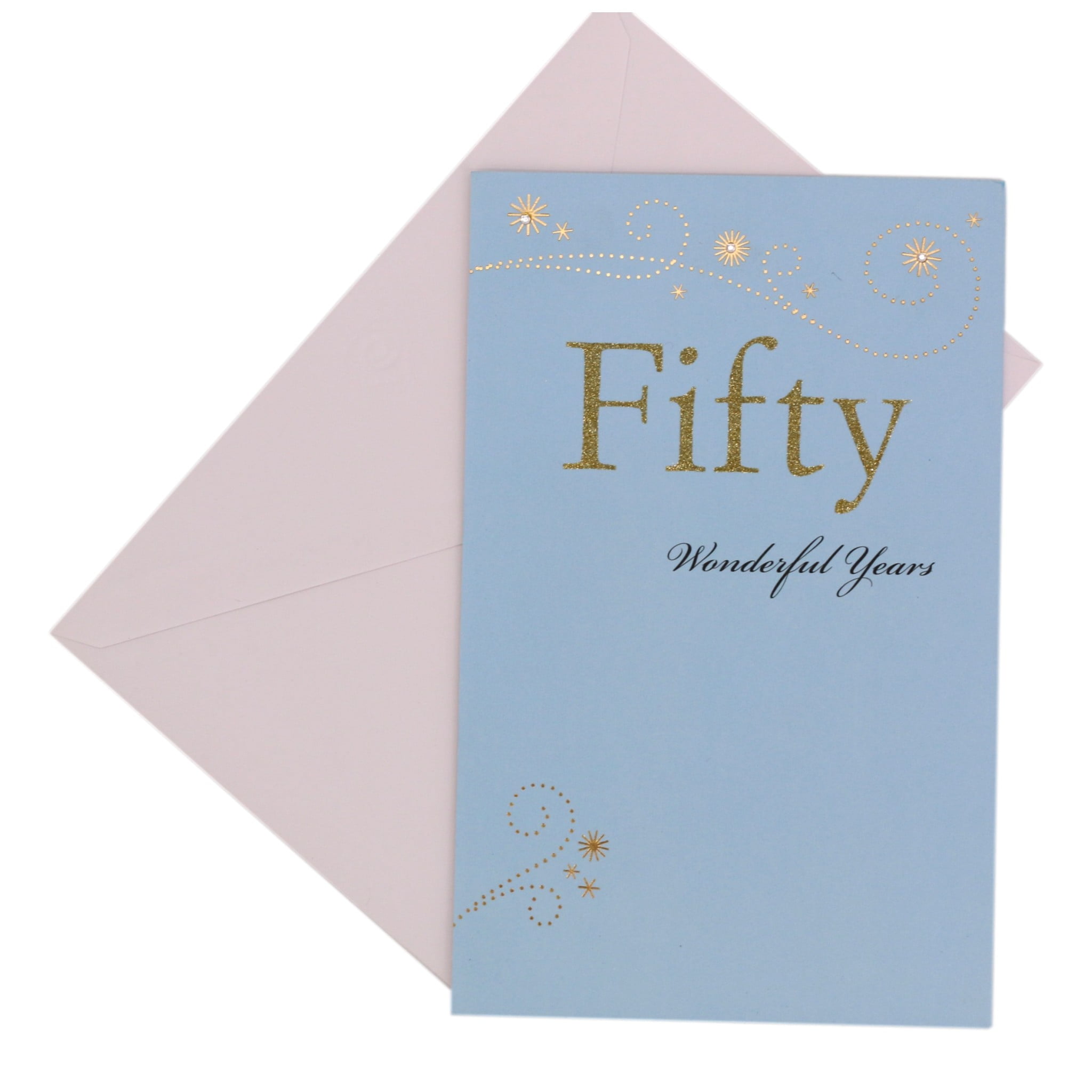 Large 25th Anniversary Card - 11.75" X 9", Blank Inside, With Envelope, For Group Signatures